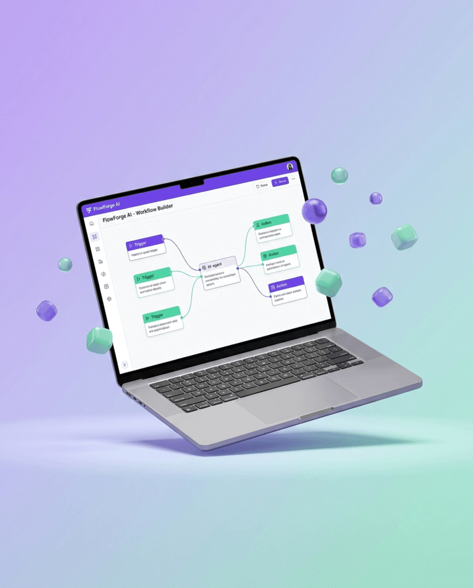 FlowForge AI visual workflow automation platform